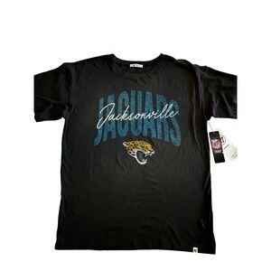 NWT 47 Brand Jacksonville Jaguars NFL Medium Black Short Sleeve T-Shirt